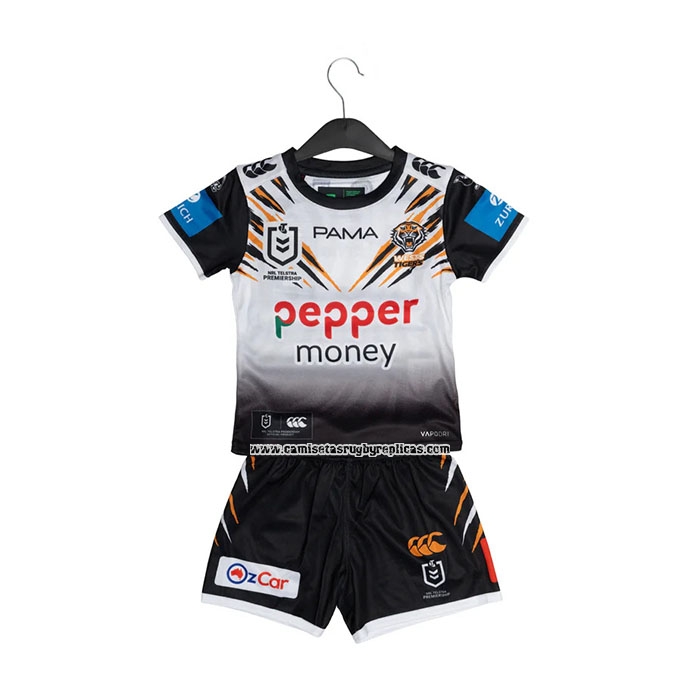 Camiseta Ninos Wests Tigers Rugby 2026 Segunda